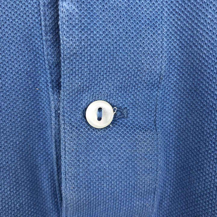 Lacoste LACOSTE Short Sleeve Polo Shirt No. 7 Men's XXL cotton Blue type light blue Vintage Second Hand