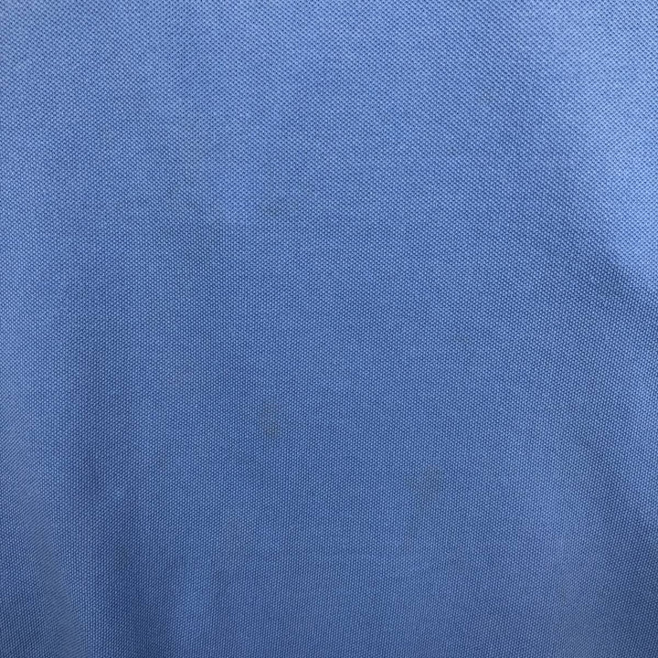 Lacoste LACOSTE Short Sleeve Polo Shirt No. 7 Men's XXL cotton Blue type light blue Vintage Second Hand