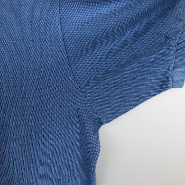Lacoste LACOSTE Short Sleeve Polo Shirt No. 7 Men's XXL cotton Blue type light blue Vintage Second Hand