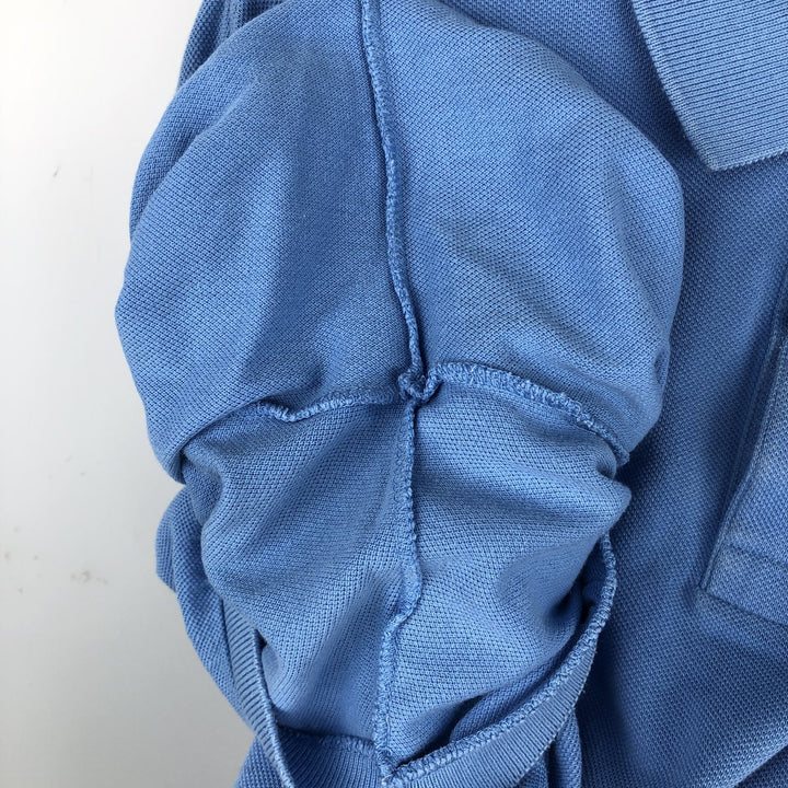 Lacoste LACOSTE Short Sleeve Polo Shirt No. 7 Men's XXL cotton Blue type light blue Vintage Second Hand