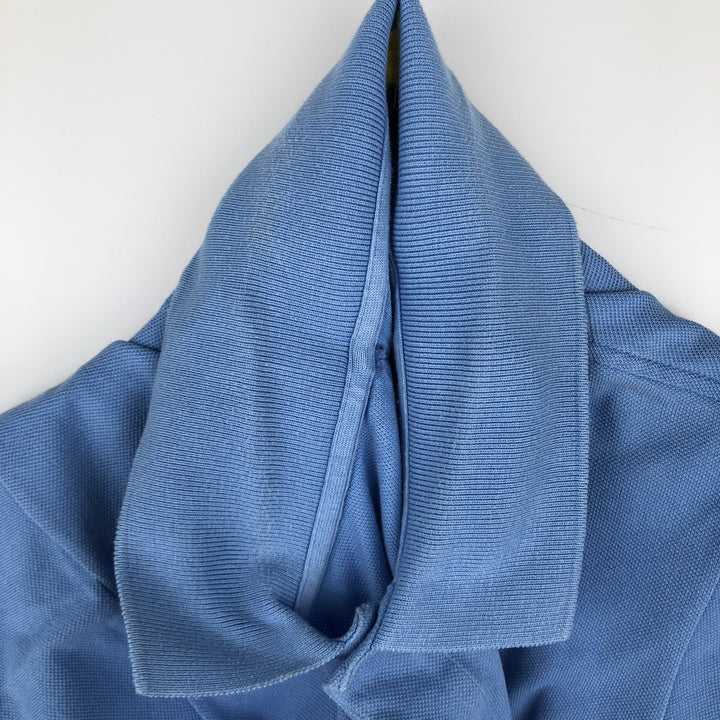 Lacoste LACOSTE Short Sleeve Polo Shirt No. 7 Men's XXL cotton Blue type light blue Vintage Second Hand