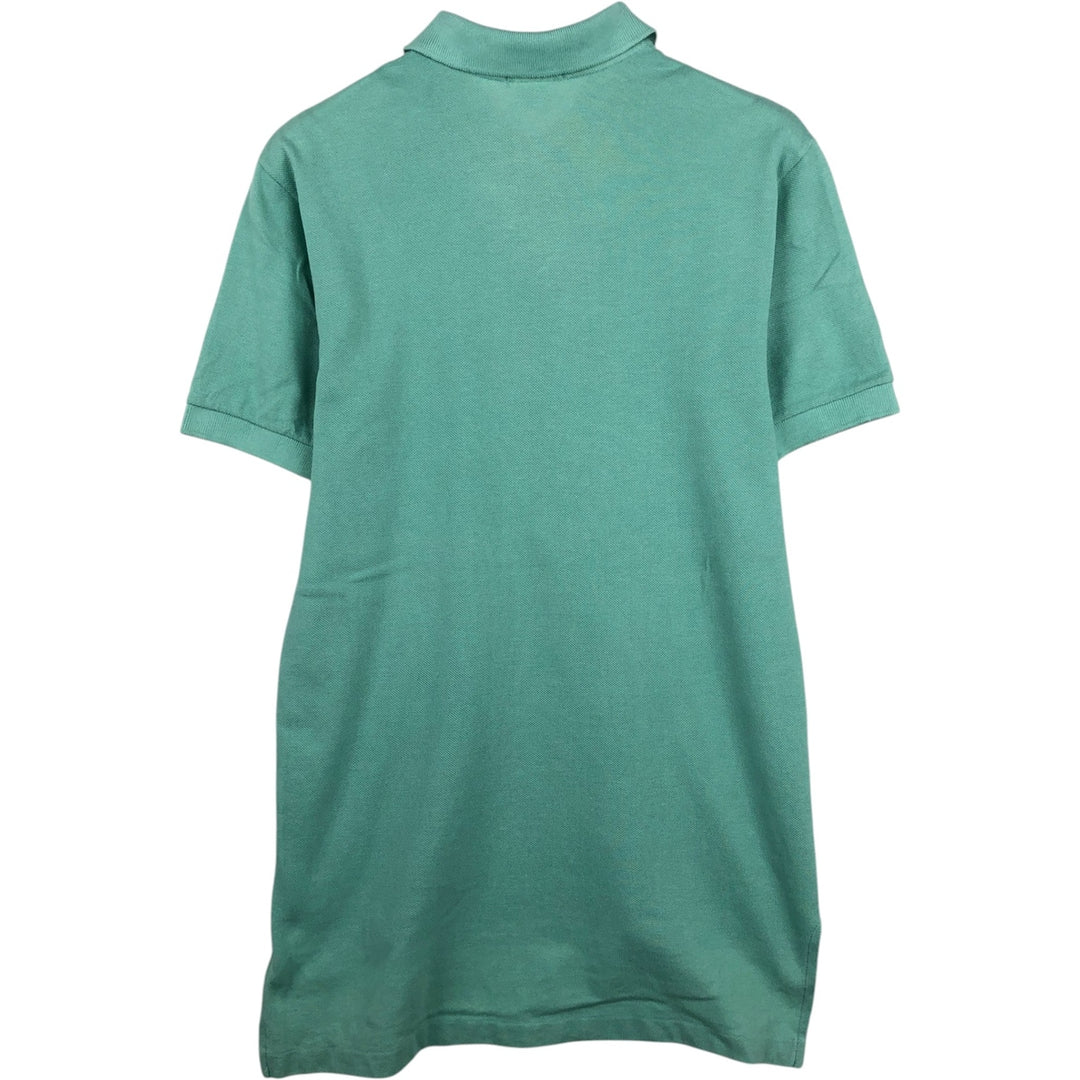 1980'S Lacoste IZOD Short-Sleeve Polo Shirt, Made in USA, Men's Size S (Equivalent), Vintage cotton green type yellow green Vintage Second Hand