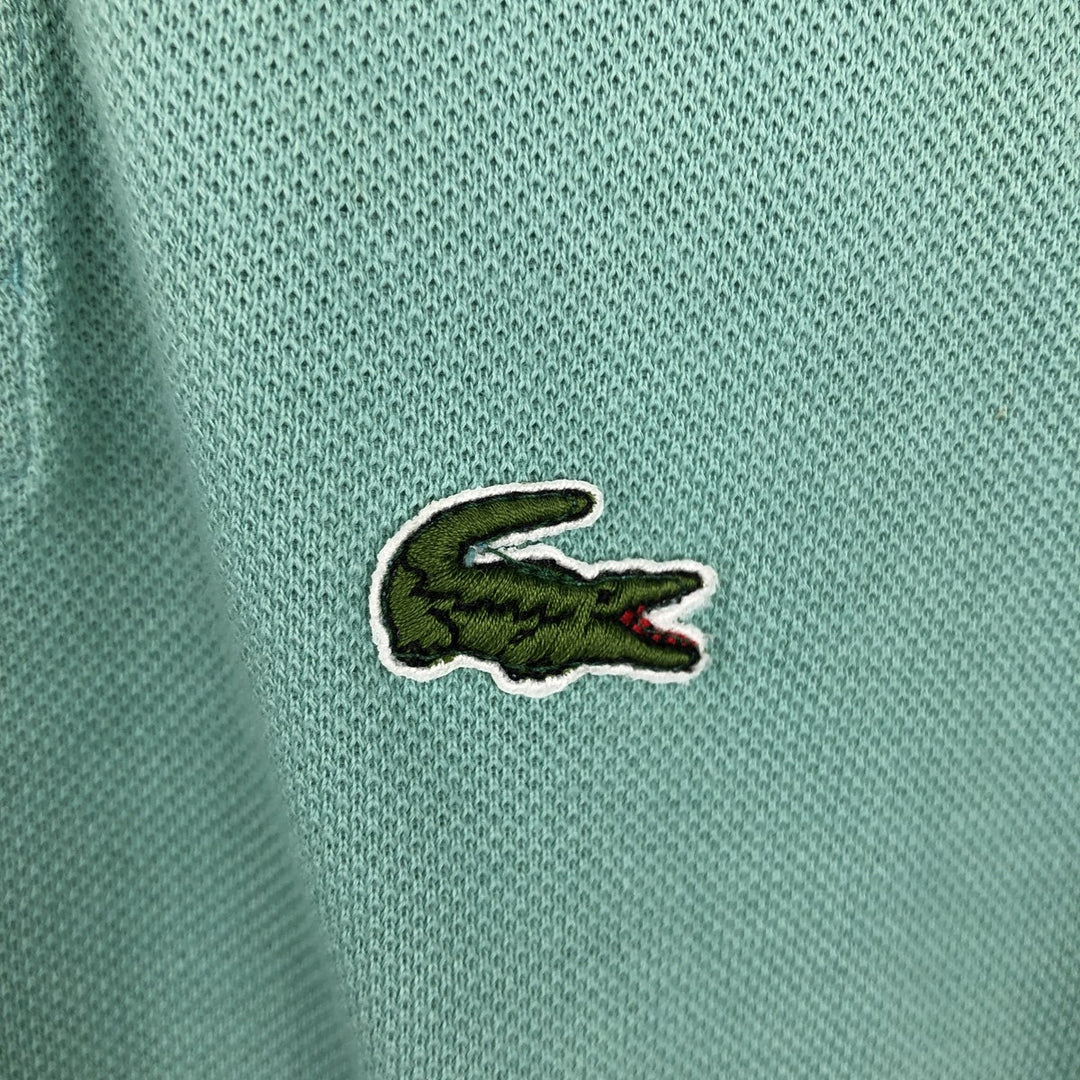 1980'S Lacoste IZOD Short-Sleeve Polo Shirt, Made in USA, Men's Size S (Equivalent), Vintage cotton green type yellow green Vintage Second Hand