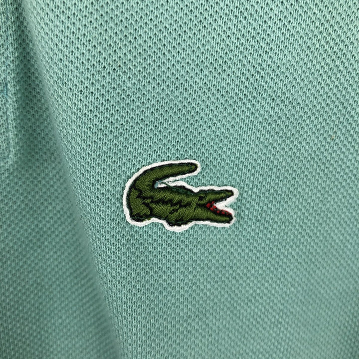 1980'S Lacoste IZOD Short-Sleeve Polo Shirt, Made in USA, Men's Size S (Equivalent), Vintage cotton green type yellow green Vintage Second Hand