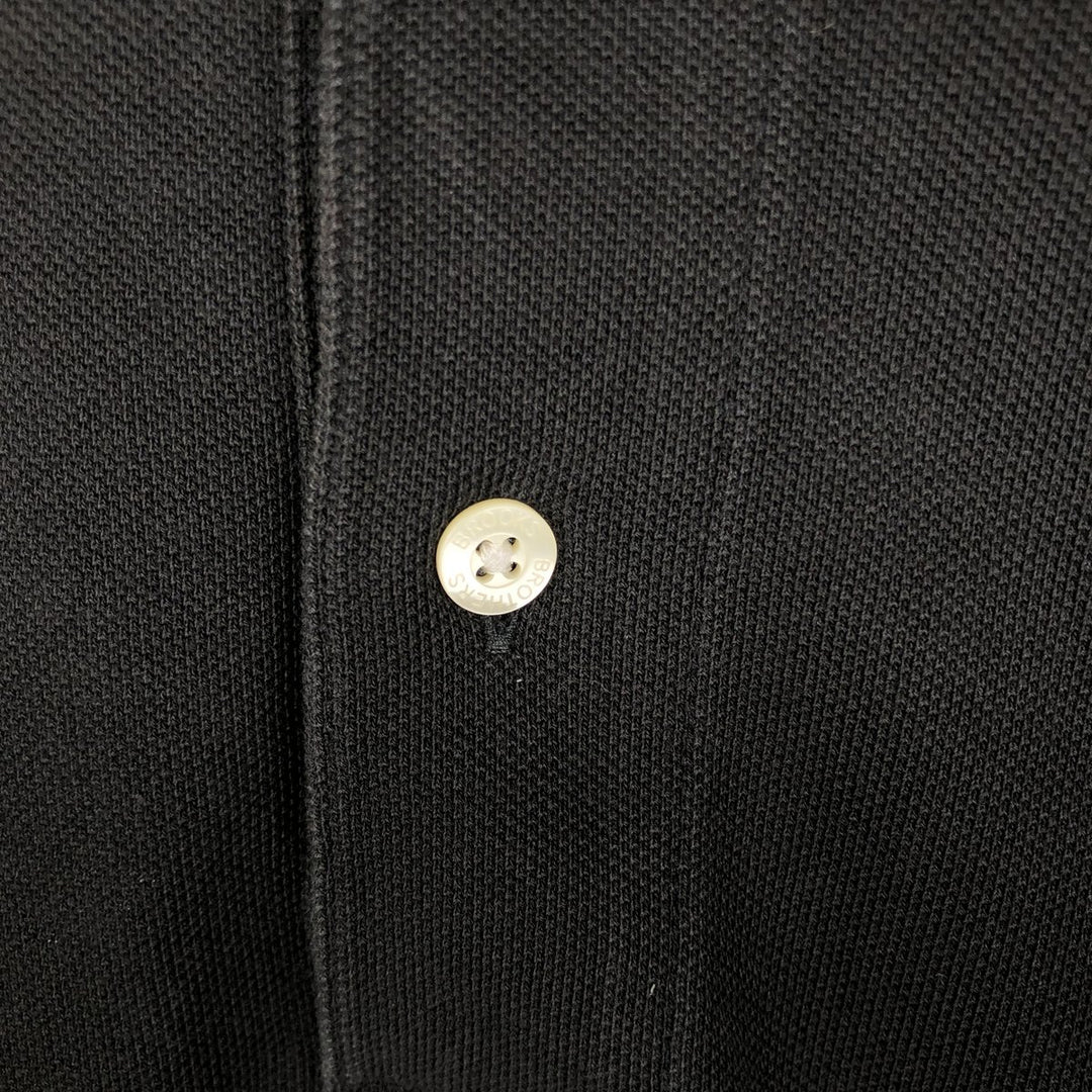 Brooks Brothers Est.1818 Short-Sleeve Polo Shirt, Men's Size L (approx.) cotton black type Vintage Second Hand