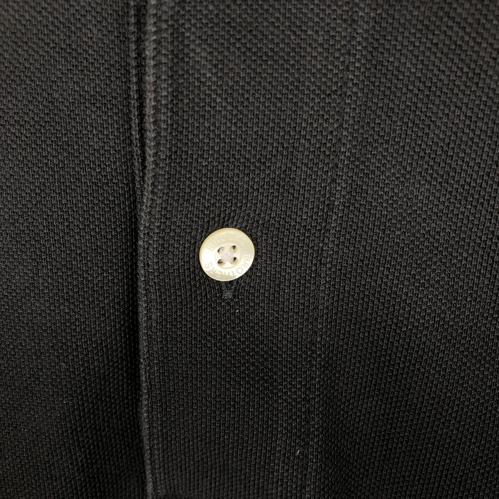 Brooks Brothers Est.1818 Short-Sleeve Polo Shirt, Men's Size L (approx.) cotton black type Vintage Second Hand