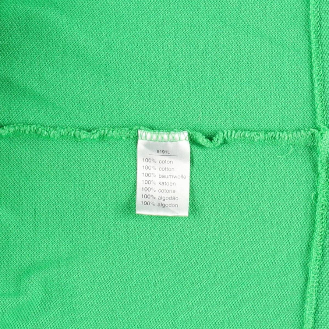 Lacoste LACOSTE French design short sleeve polo shirt size 8, men's XXL equivalent cotton green type Vintage Second Hand