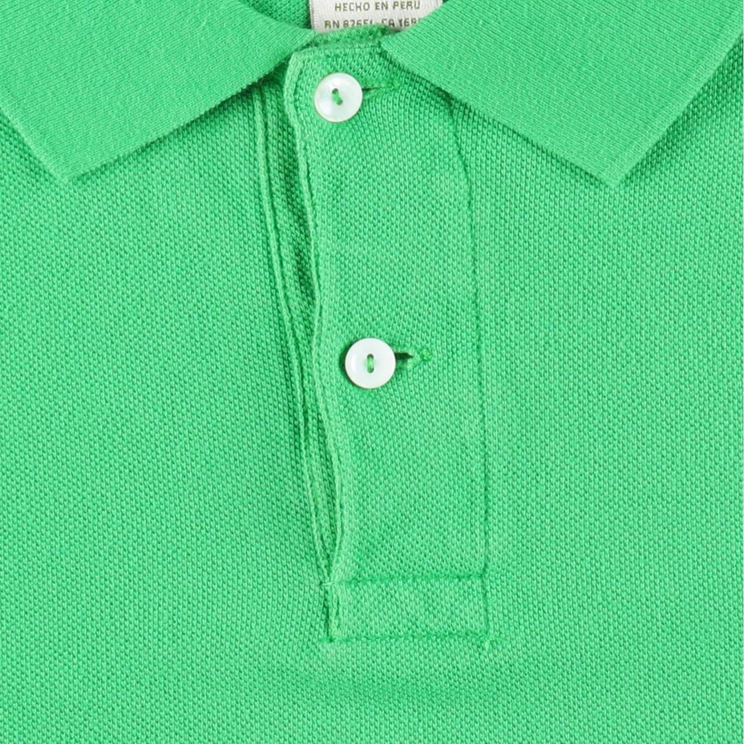 Lacoste LACOSTE French design short sleeve polo shirt size 8, men's XXL equivalent cotton green type Vintage Second Hand