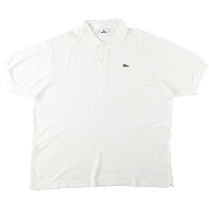 Lacoste LACOSTE short sleeve polo shirt size 8, equivalent to men's XXL cotton white type Vintage Second Hand