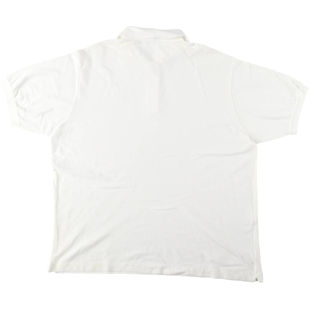 Lacoste LACOSTE short sleeve polo shirt size 8, equivalent to men's XXL cotton white type Vintage Second Hand