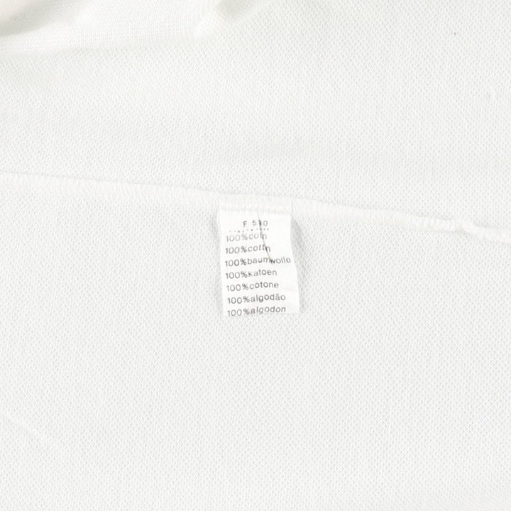 Lacoste LACOSTE short sleeve polo shirt size 8, equivalent to men's XXL cotton white type Vintage Second Hand