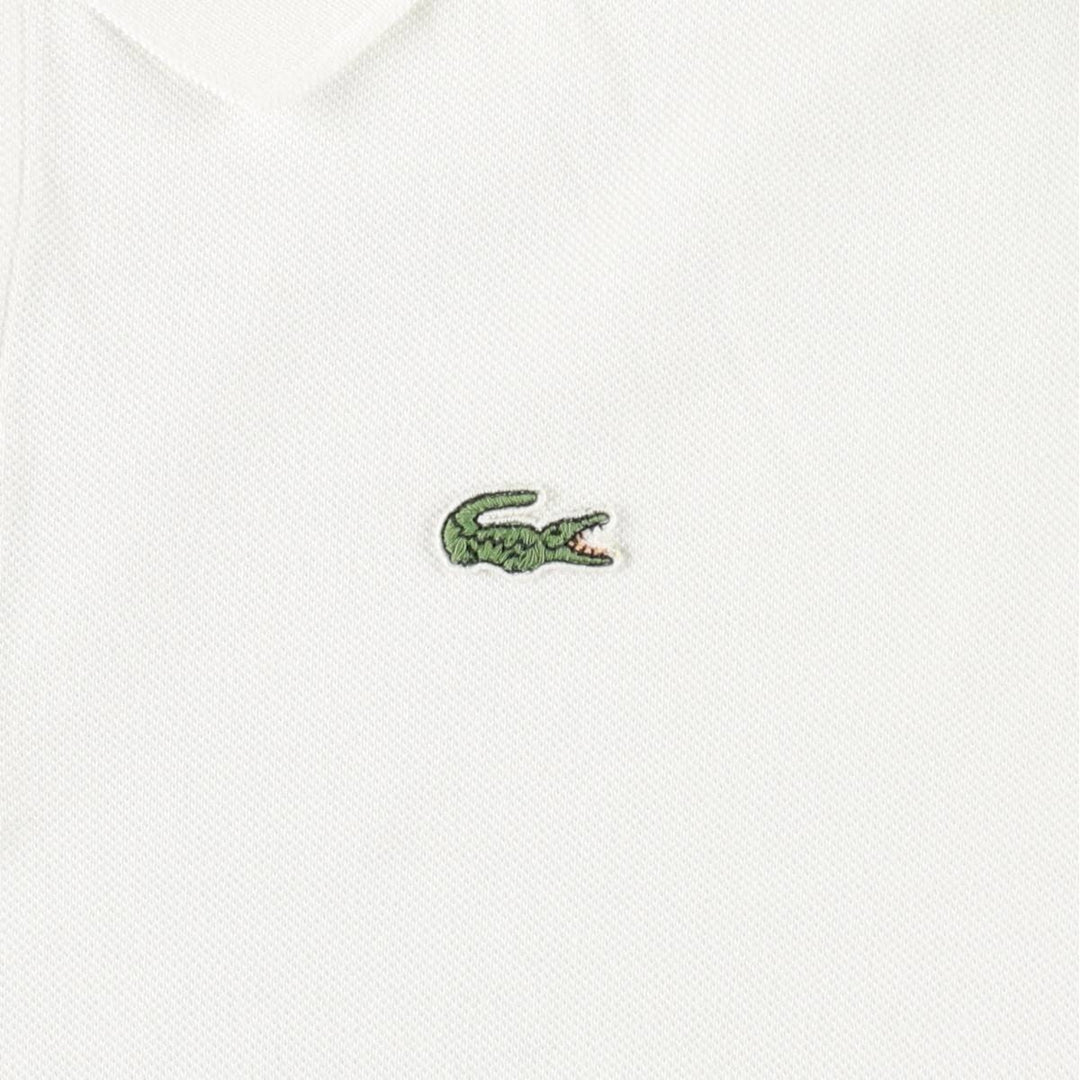 Lacoste LACOSTE short sleeve polo shirt size 8, equivalent to men's XXL cotton white type Vintage Second Hand