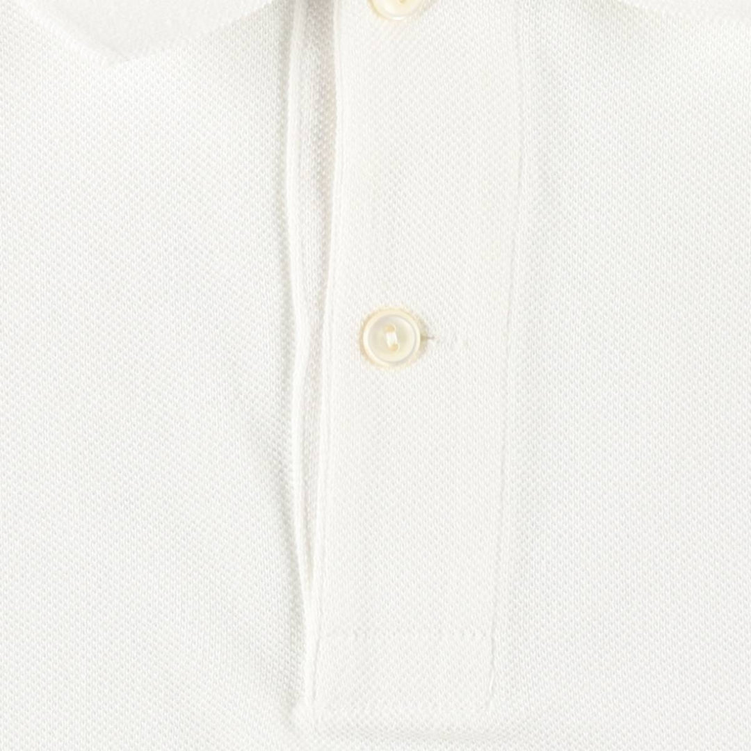 Lacoste LACOSTE short sleeve polo shirt size 8, equivalent to men's XXL cotton white type Vintage Second Hand
