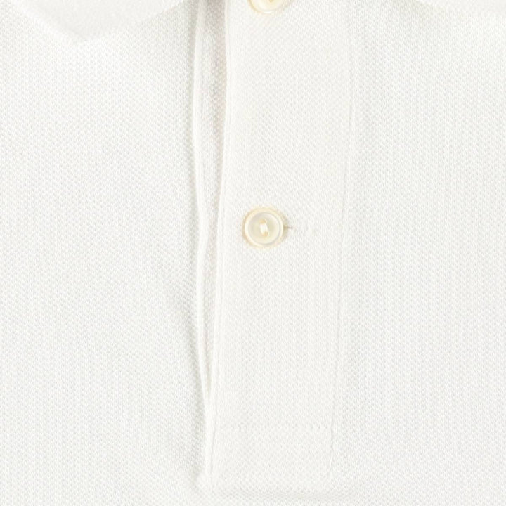 Lacoste LACOSTE short sleeve polo shirt size 8, equivalent to men's XXL cotton white type Vintage Second Hand