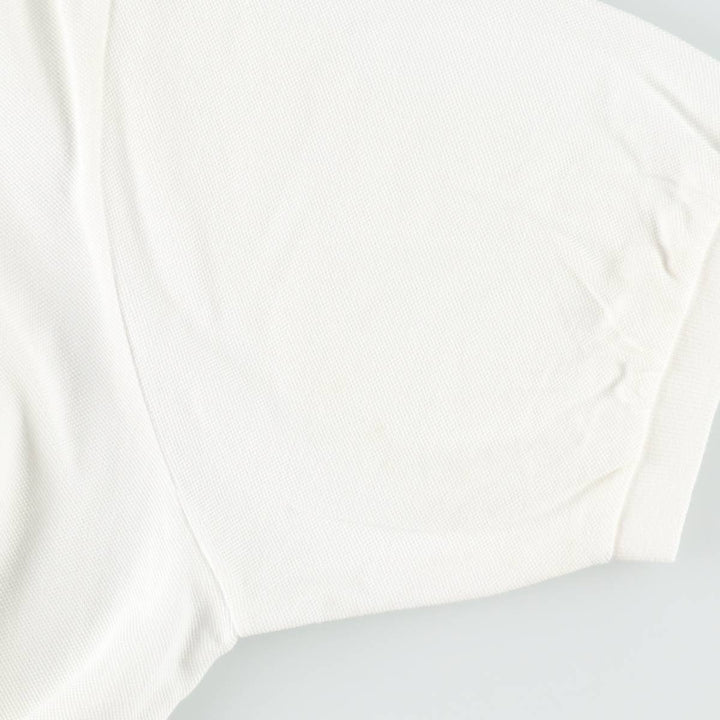 Lacoste LACOSTE short sleeve polo shirt size 8, equivalent to men's XXL cotton white type Vintage Second Hand