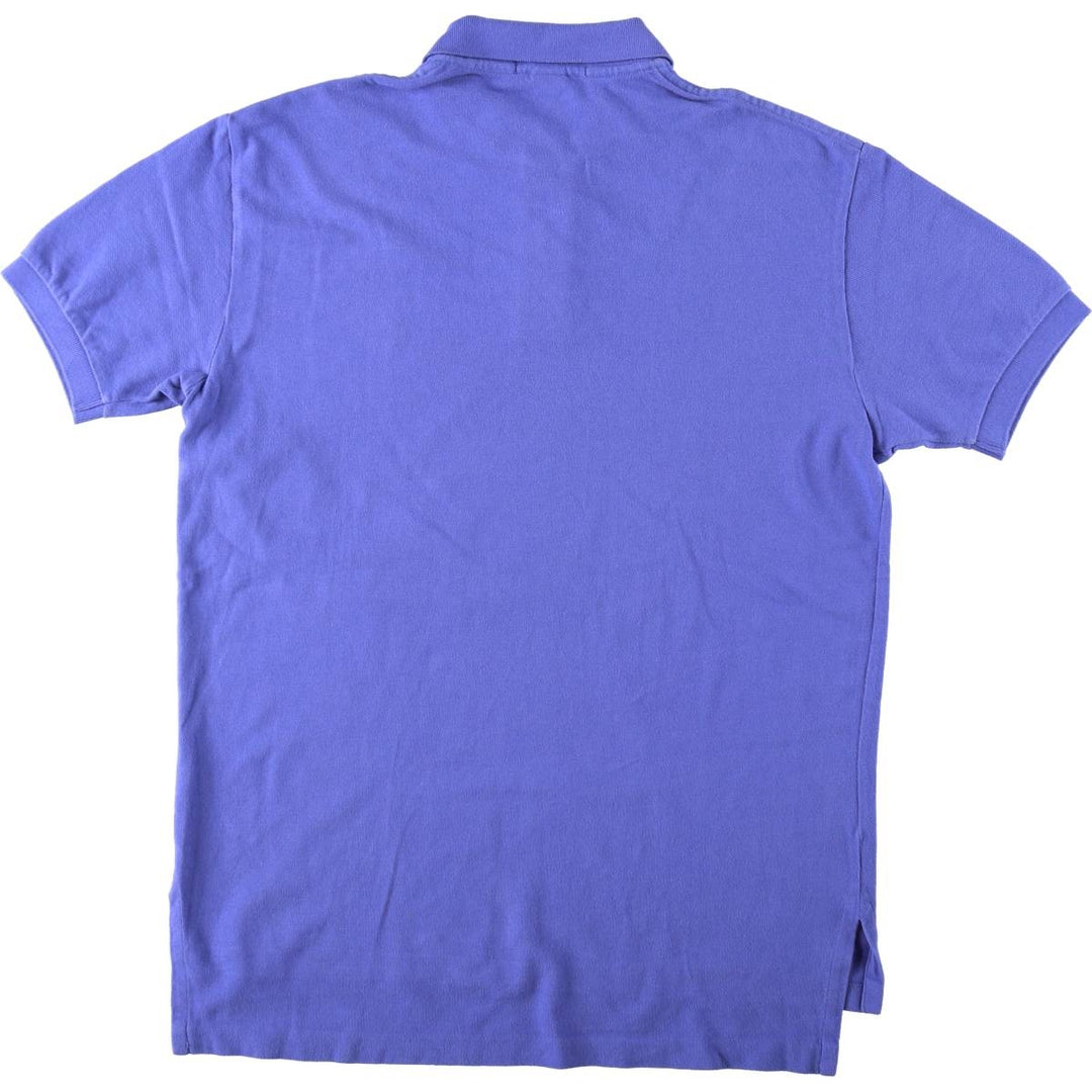 Ralph Lauren POLO by Ralph Lauren short sleeve polo shirt, men's size M cotton blue type Vintage Second Hand