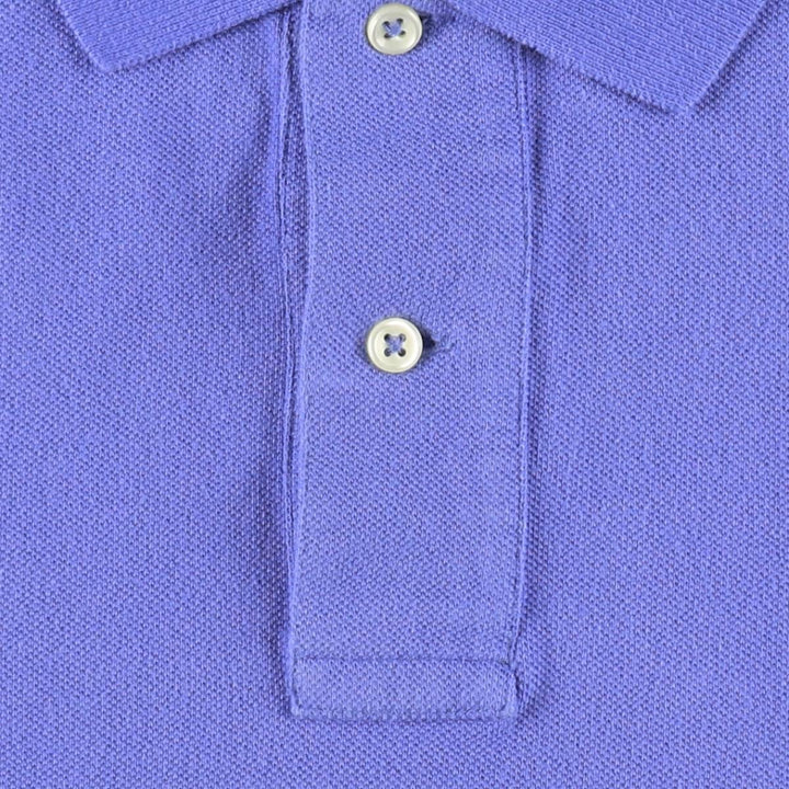 Ralph Lauren POLO by Ralph Lauren short sleeve polo shirt, men's size M cotton blue type Vintage Second Hand