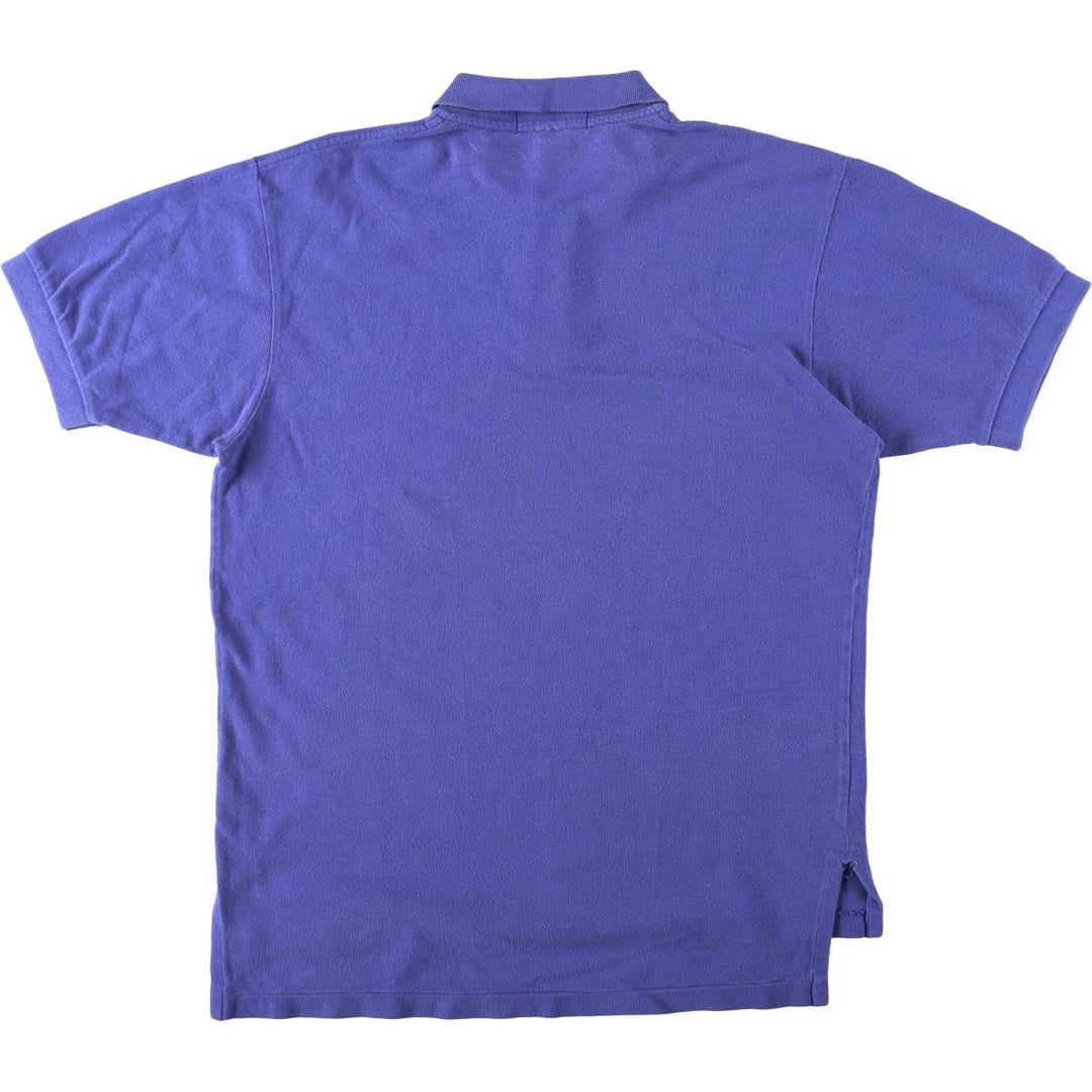 Ralph Lauren POLO by Ralph Lauren short sleeve polo shirt, men's size M cotton blue type Vintage Second Hand