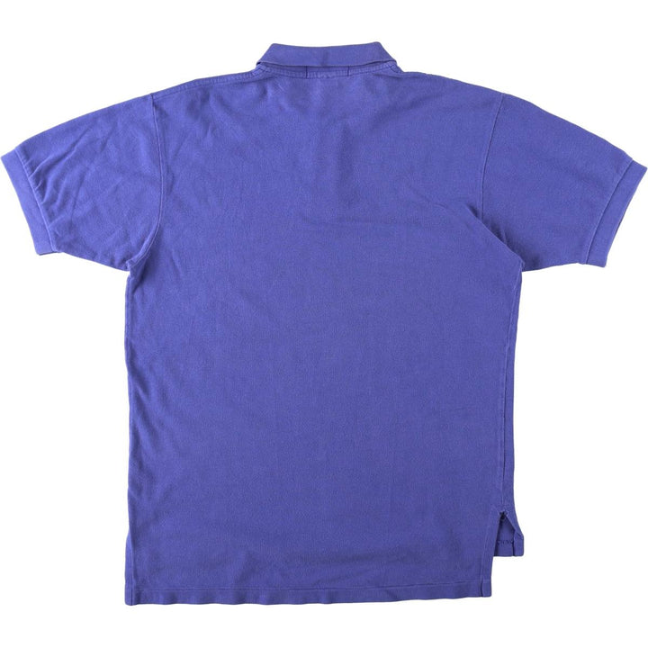 Ralph Lauren POLO by Ralph Lauren short sleeve polo shirt, men's size M cotton blue type Vintage Second Hand