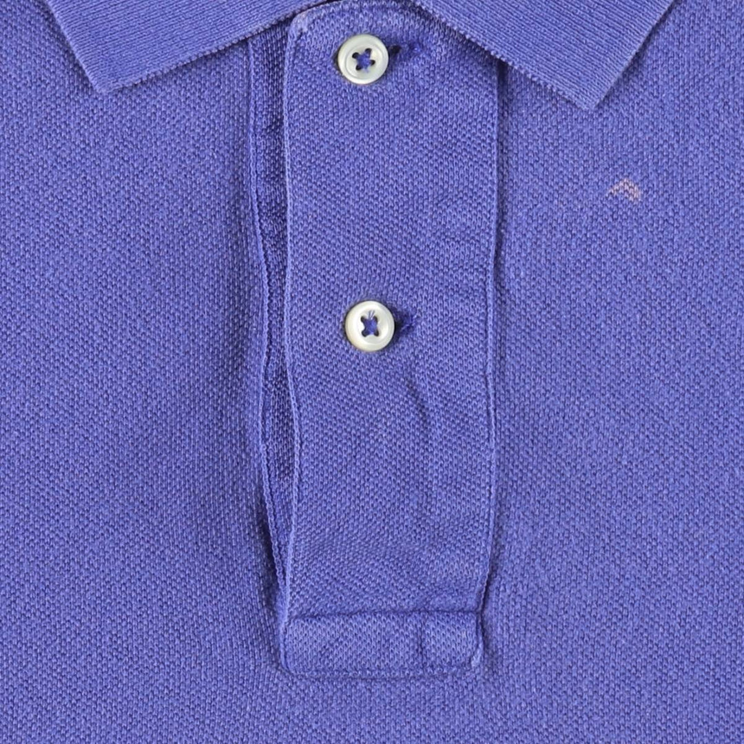 Ralph Lauren POLO by Ralph Lauren short sleeve polo shirt, men's size M cotton blue type Vintage Second Hand