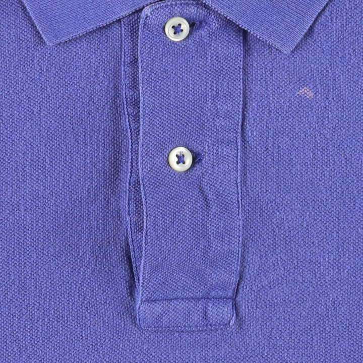 Ralph Lauren POLO by Ralph Lauren short sleeve polo shirt, men's size M cotton blue type Vintage Second Hand