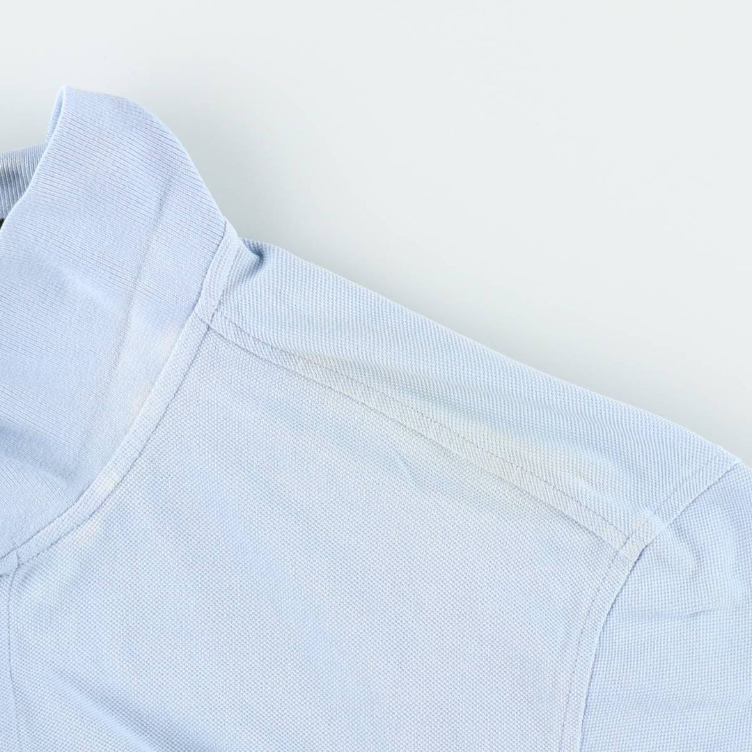 1990'S Calvin Klein short-sleeved polo shirt, men's size L equivalent, vintage. cotton Blue type light blue Vintage Second Hand