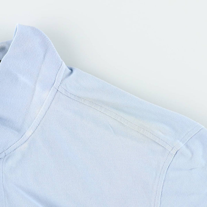 1990'S Calvin Klein short-sleeved polo shirt, men's size L equivalent, vintage. cotton Blue type light blue Vintage Second Hand