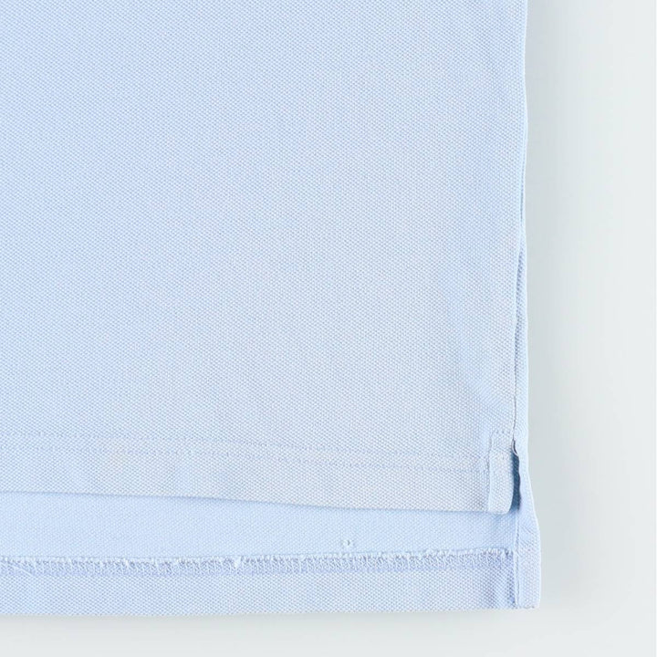 1990'S Calvin Klein short-sleeved polo shirt, men's size L equivalent, vintage. cotton Blue type light blue Vintage Second Hand