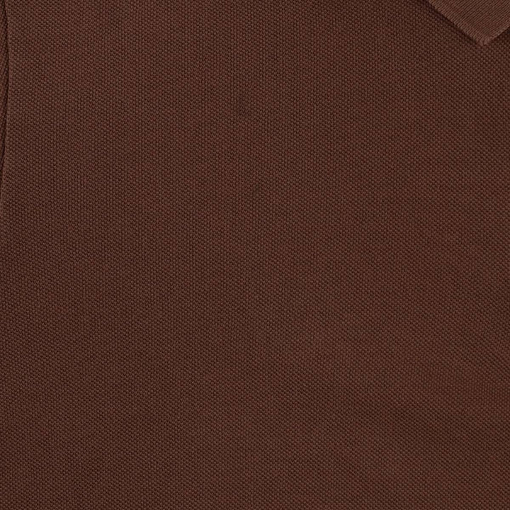 Lacoste LACOSTE French design short sleeve polo shirt size 6 men's XL equivalent cotton brown type Vintage Second Hand
