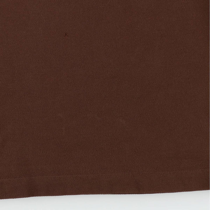 Lacoste LACOSTE French design short sleeve polo shirt size 6 men's XL equivalent cotton brown type Vintage Second Hand