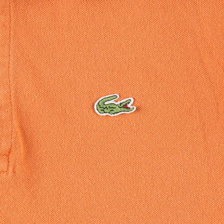 Lacoste LACOSTE French design short sleeve polo shirt No. 7 Men's XXL equivalent cotton brown type Vintage Second Hand