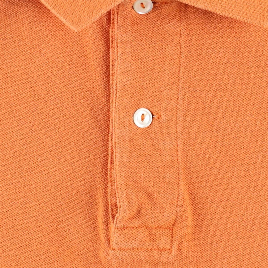 Lacoste LACOSTE French design short sleeve polo shirt No. 7 Men's XXL equivalent cotton brown type Vintage Second Hand