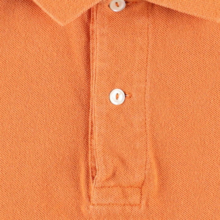 Lacoste LACOSTE French design short sleeve polo shirt No. 7 Men's XXL equivalent cotton brown type Vintage Second Hand