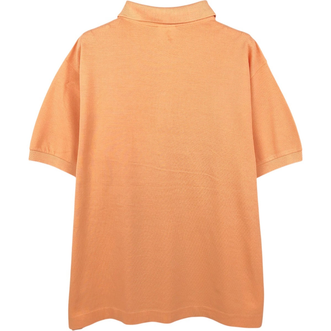 Lacoste LACOSTE Short Sleeve Polo Shirt Size 6 Men's XL cotton orange type Vintage Second Hand