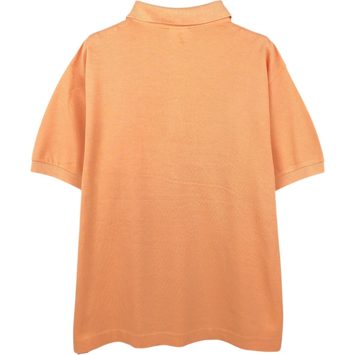 Lacoste LACOSTE Short Sleeve Polo Shirt Size 6 Men's XL cotton orange type Vintage Second Hand