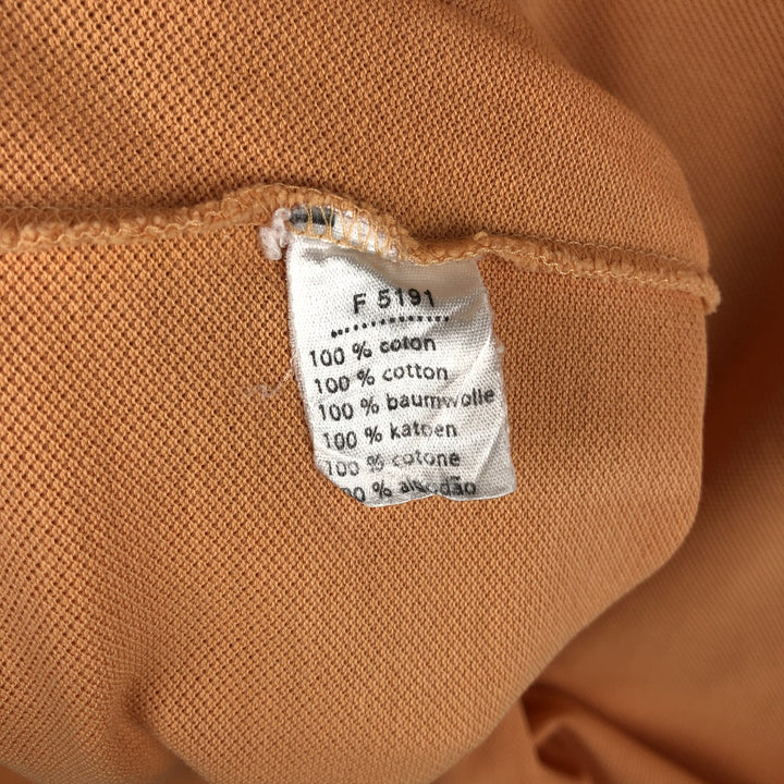 Lacoste LACOSTE Short Sleeve Polo Shirt Size 6 Men's XL cotton orange type Vintage Second Hand