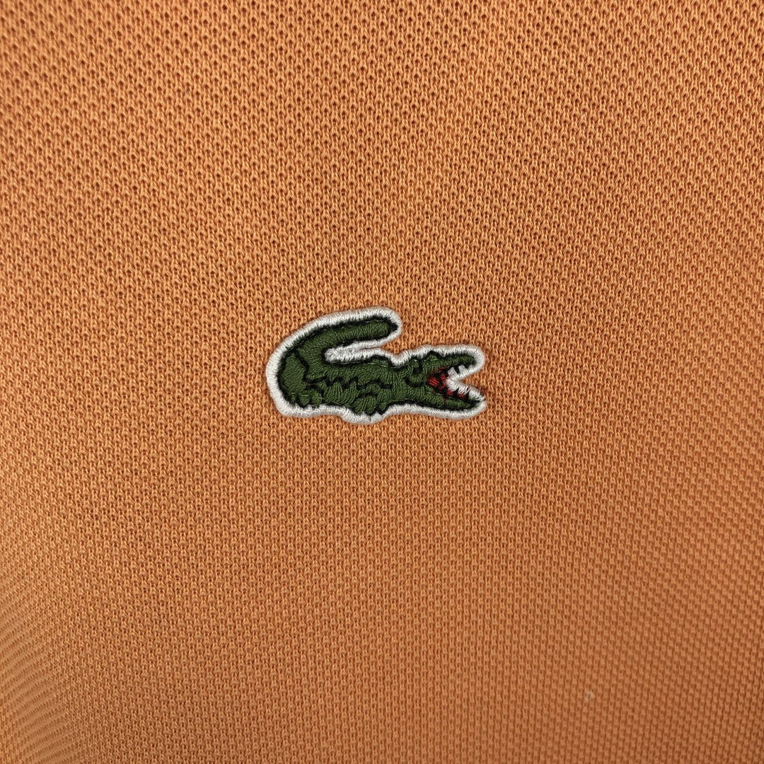 Lacoste LACOSTE Short Sleeve Polo Shirt Size 6 Men's XL cotton orange type Vintage Second Hand