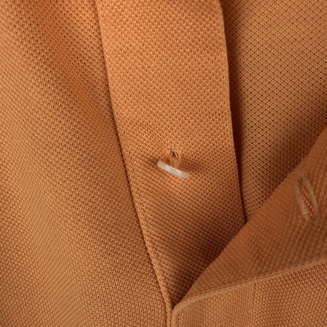 Lacoste LACOSTE Short Sleeve Polo Shirt Size 6 Men's XL cotton orange type Vintage Second Hand