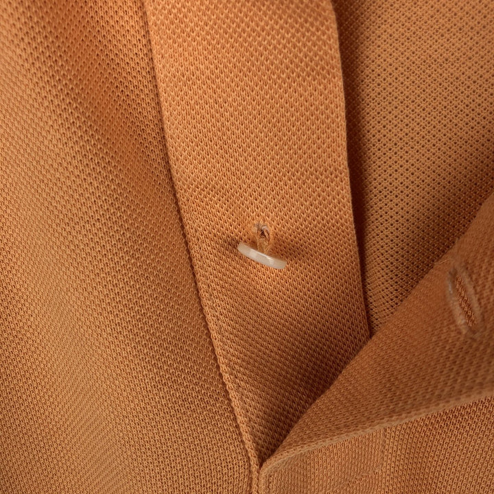 Lacoste LACOSTE Short Sleeve Polo Shirt Size 6 Men's XL cotton orange type Vintage Second Hand