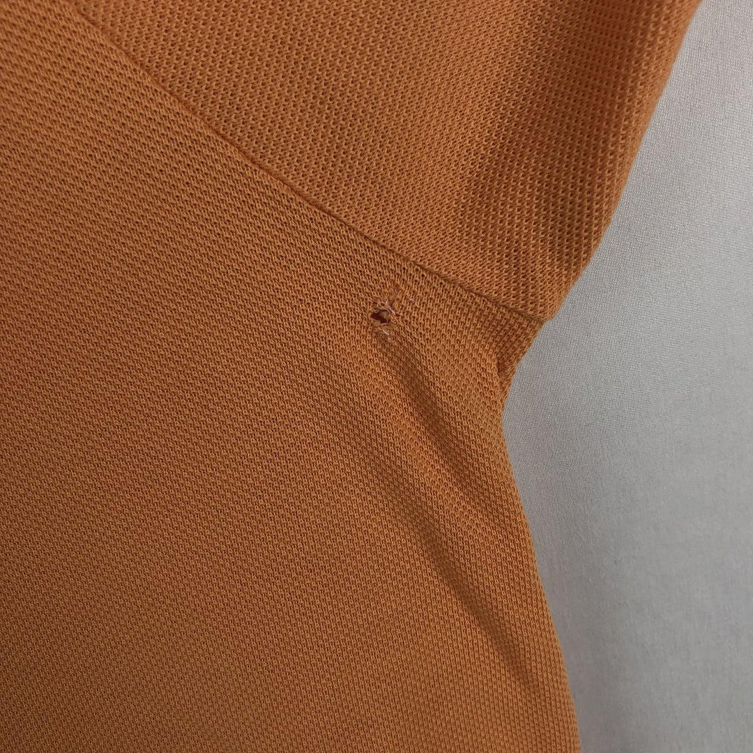 Lacoste LACOSTE Short Sleeve Polo Shirt Size 6 Men's XL cotton orange type Vintage Second Hand
