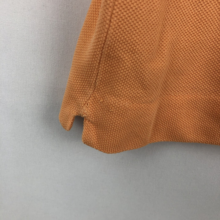 Lacoste LACOSTE Short Sleeve Polo Shirt Size 6 Men's XL cotton orange type Vintage Second Hand