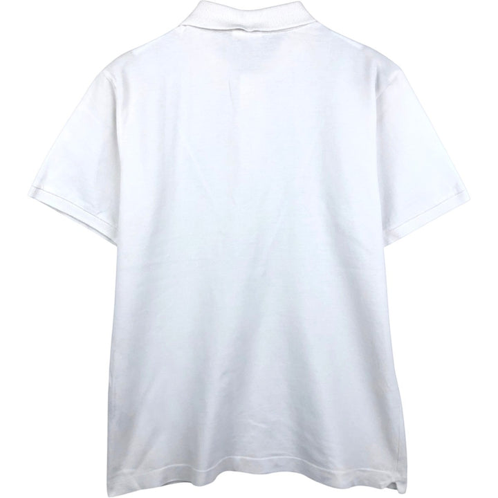 Lacoste LACOSTE Short Sleeve Polo Shirt Size 5 Men's L cotton white type Vintage Second Hand