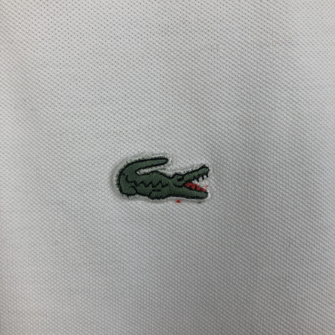 Lacoste LACOSTE Short Sleeve Polo Shirt Size 5 Men's L cotton white type Vintage Second Hand