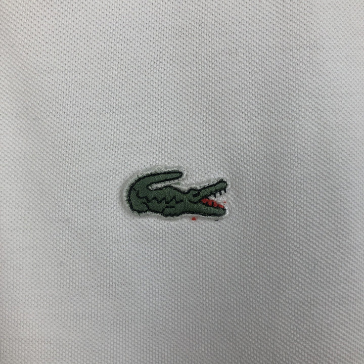 Lacoste LACOSTE Short Sleeve Polo Shirt Size 5 Men's L cotton white type Vintage Second Hand