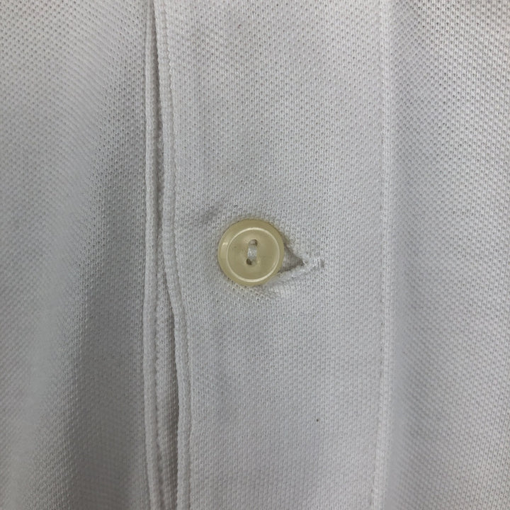 Lacoste LACOSTE Short Sleeve Polo Shirt Size 5 Men's L cotton white type Vintage Second Hand