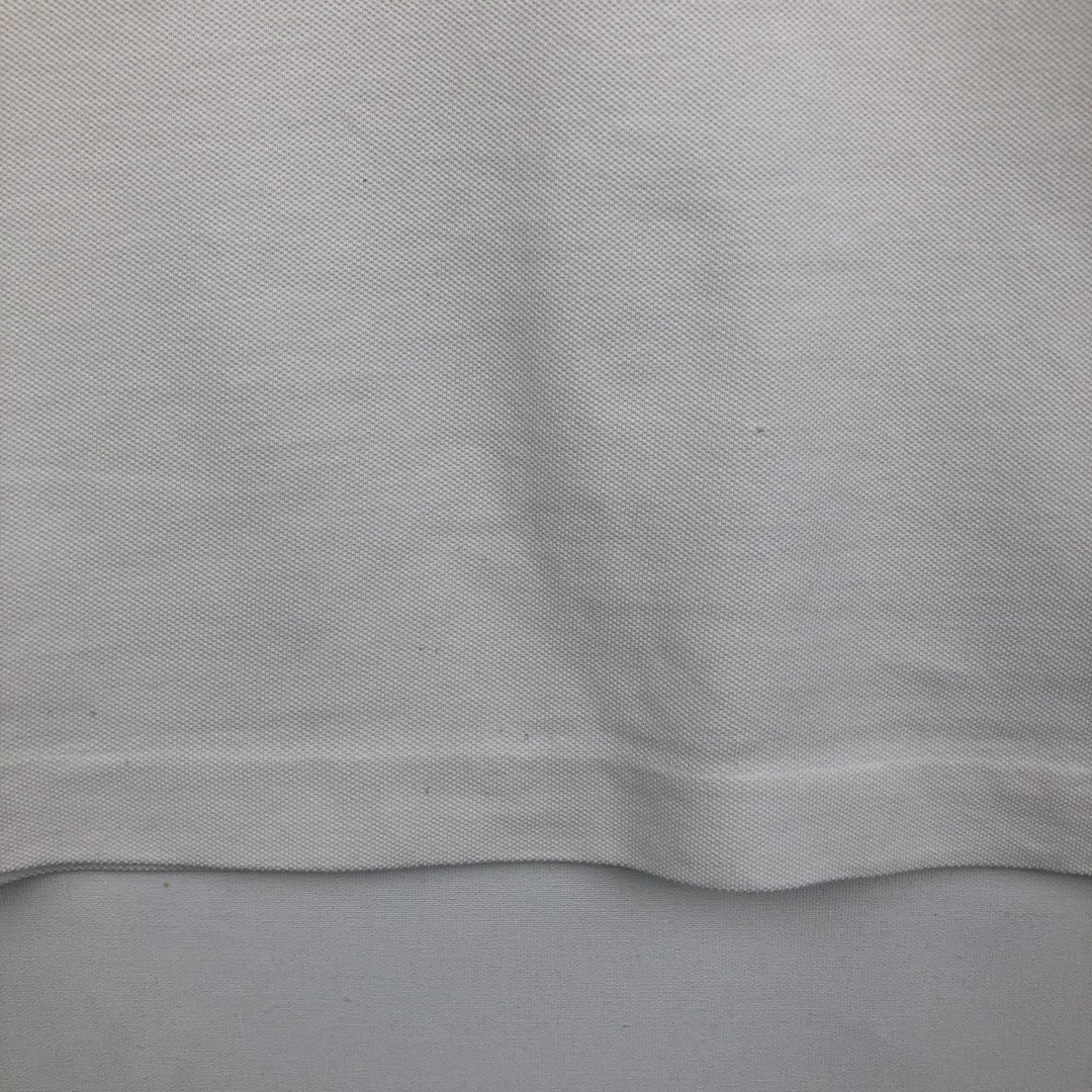 Lacoste LACOSTE Short Sleeve Polo Shirt Size 5 Men's L cotton white type Vintage Second Hand