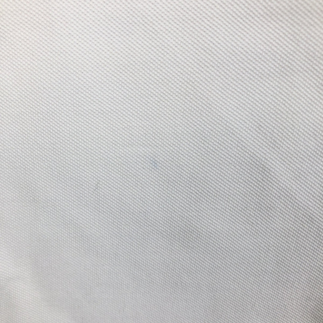 Lacoste LACOSTE Short Sleeve Polo Shirt Size 5 Men's L cotton white type Vintage Second Hand