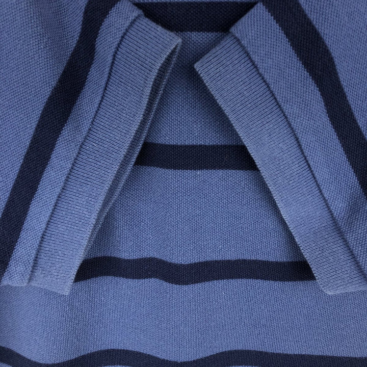 Ralph Lauren POLO by Ralph Lauren short sleeve striped polo shirt, size S for men cotton navy blue type Vintage Second Hand