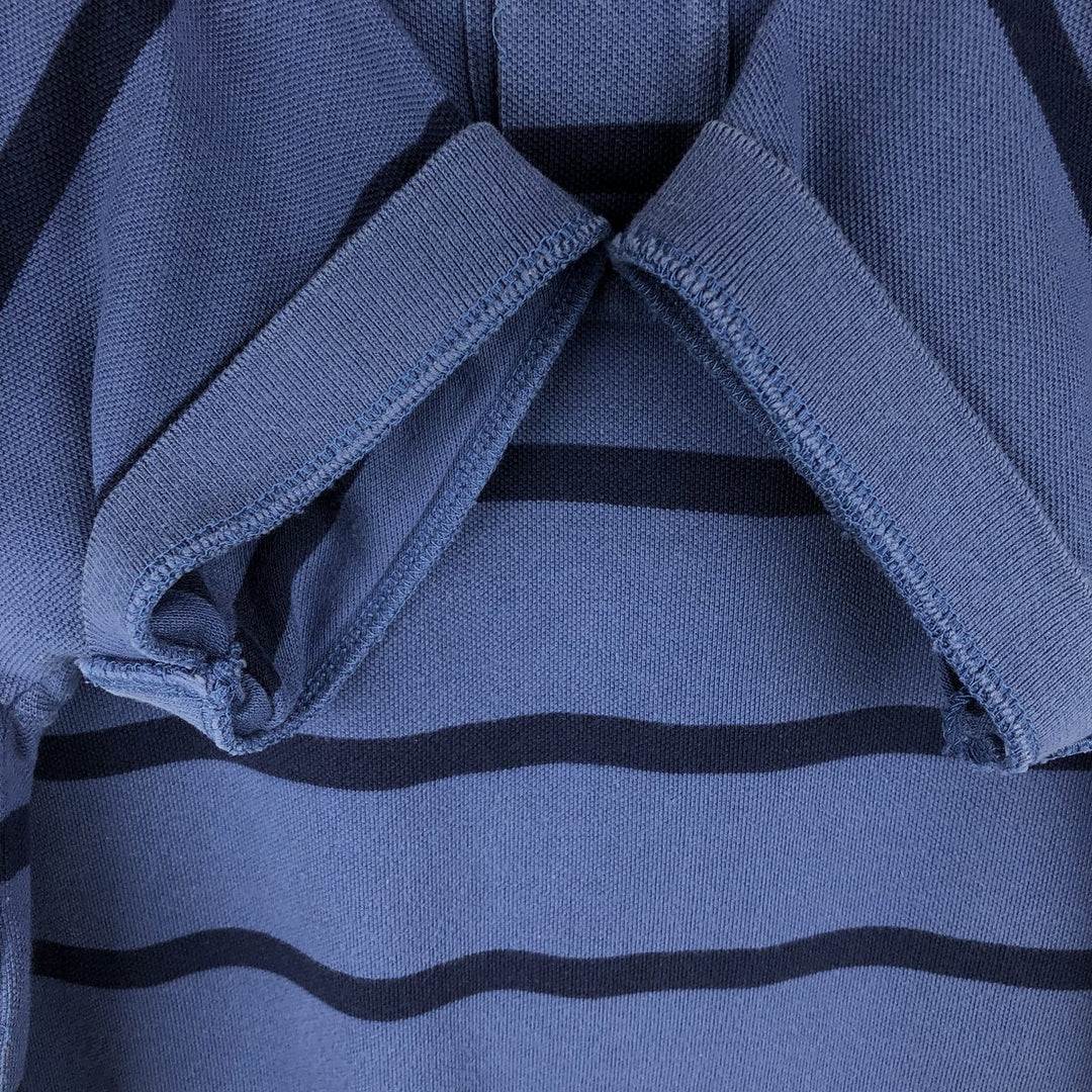Ralph Lauren POLO by Ralph Lauren short sleeve striped polo shirt, size S for men cotton navy blue type Vintage Second Hand