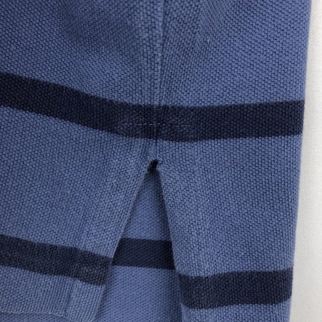 Ralph Lauren POLO by Ralph Lauren short sleeve striped polo shirt, size S for men cotton navy blue type Vintage Second Hand